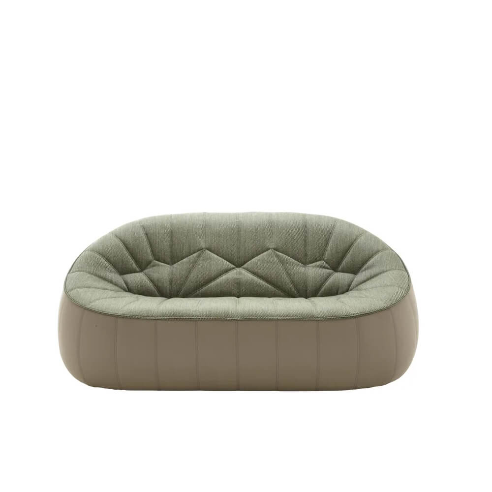 2-Seater Sofa and Lounge Chair Ottoman Loveseat