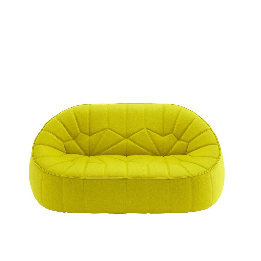 2-Seater Sofa and Lounge Chair Ottoman Loveseat