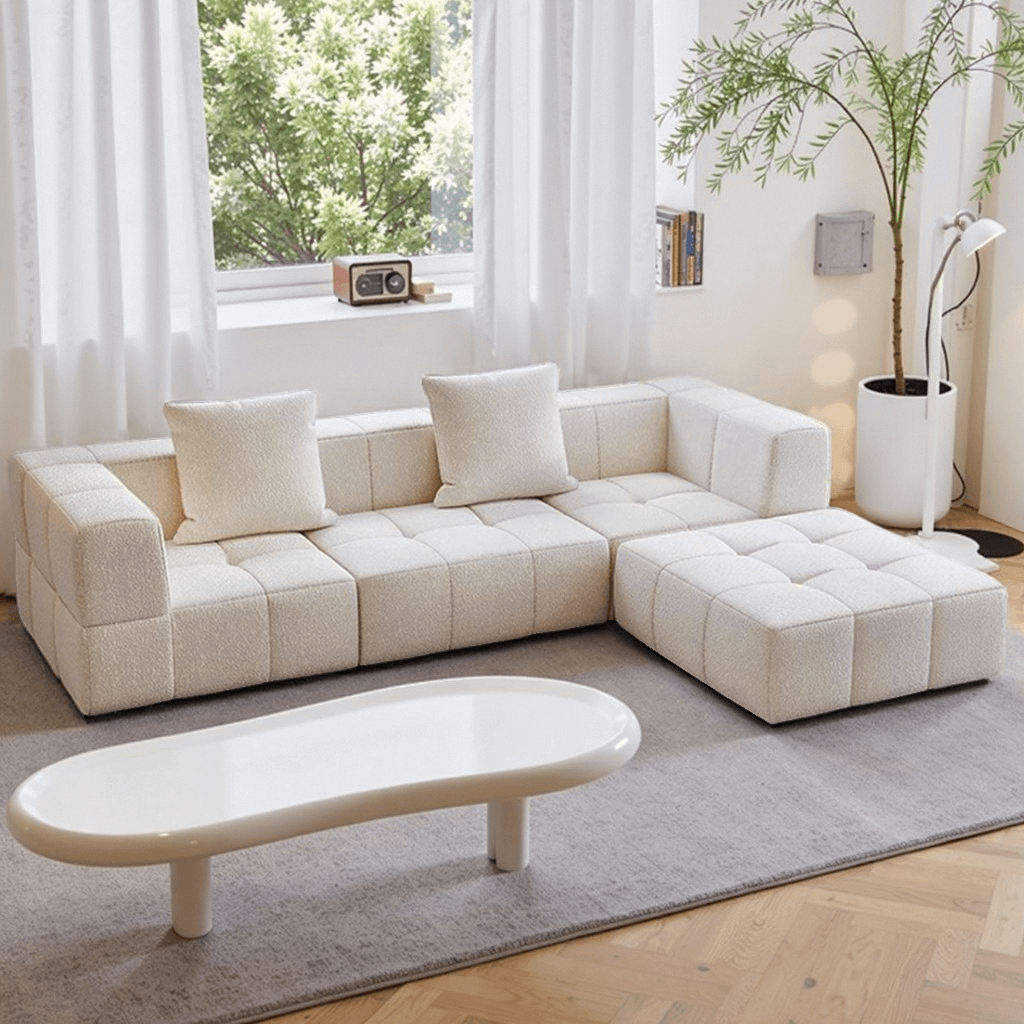 Modular Sectional Couch, Luxury Couches for Living Room,L Shaped Boneless Sofa