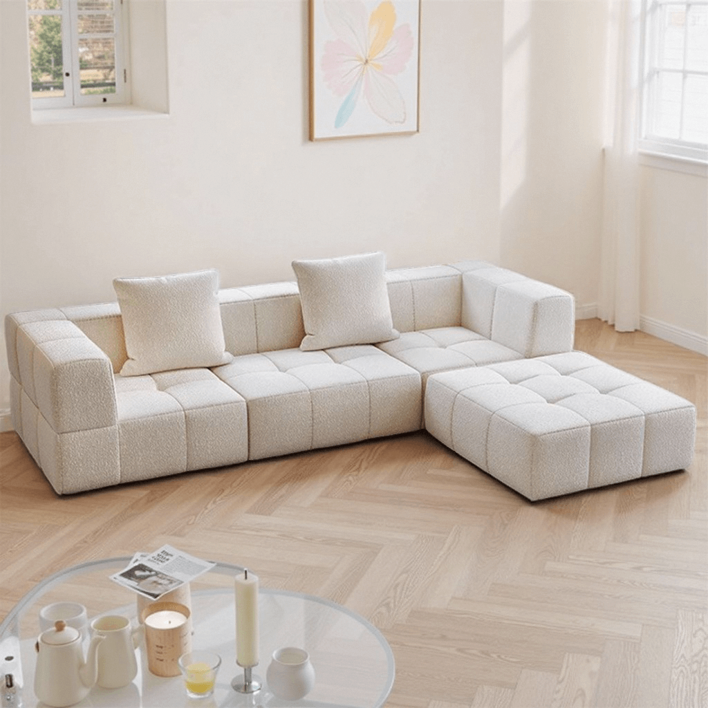 Modular Sectional Couch, Luxury Couches for Living Room,L Shaped Boneless Sofa