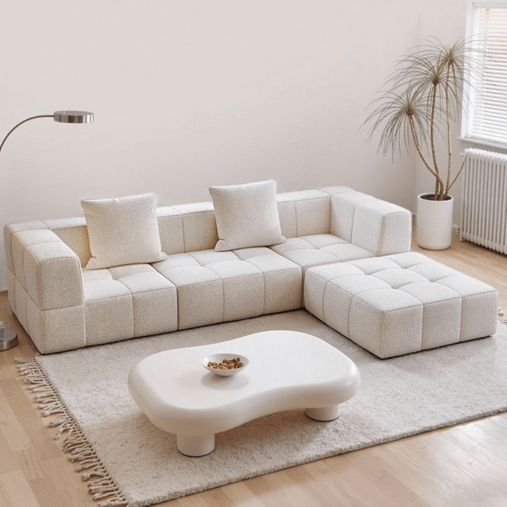 Modular Sectional Couch, Luxury Couches for Living Room,L Shaped Boneless Sofa