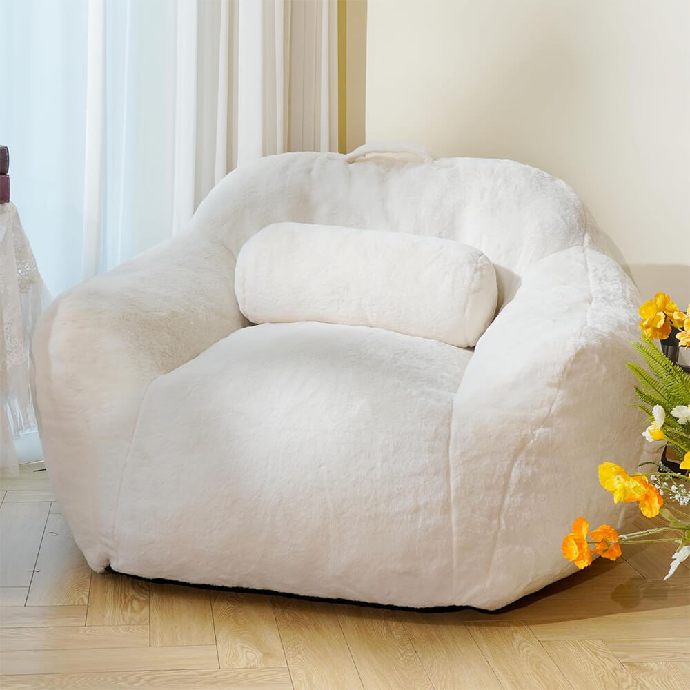 Comfortable Bean Bag Compression Sofa Chair with Ergonomic Support for Living Room