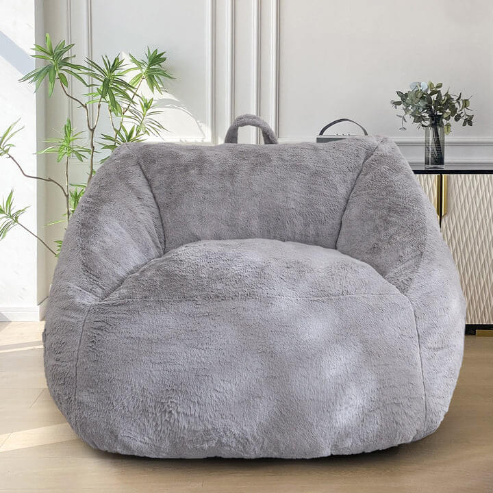Comfortable Bean Bag Compression Sofa Chair with Ergonomic Support for Living Room