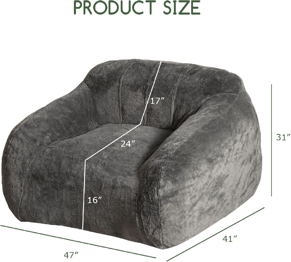 Beanbag Chair Bean Bag Chairs for Adults Bean Bags Giant Bean Bag Sofa