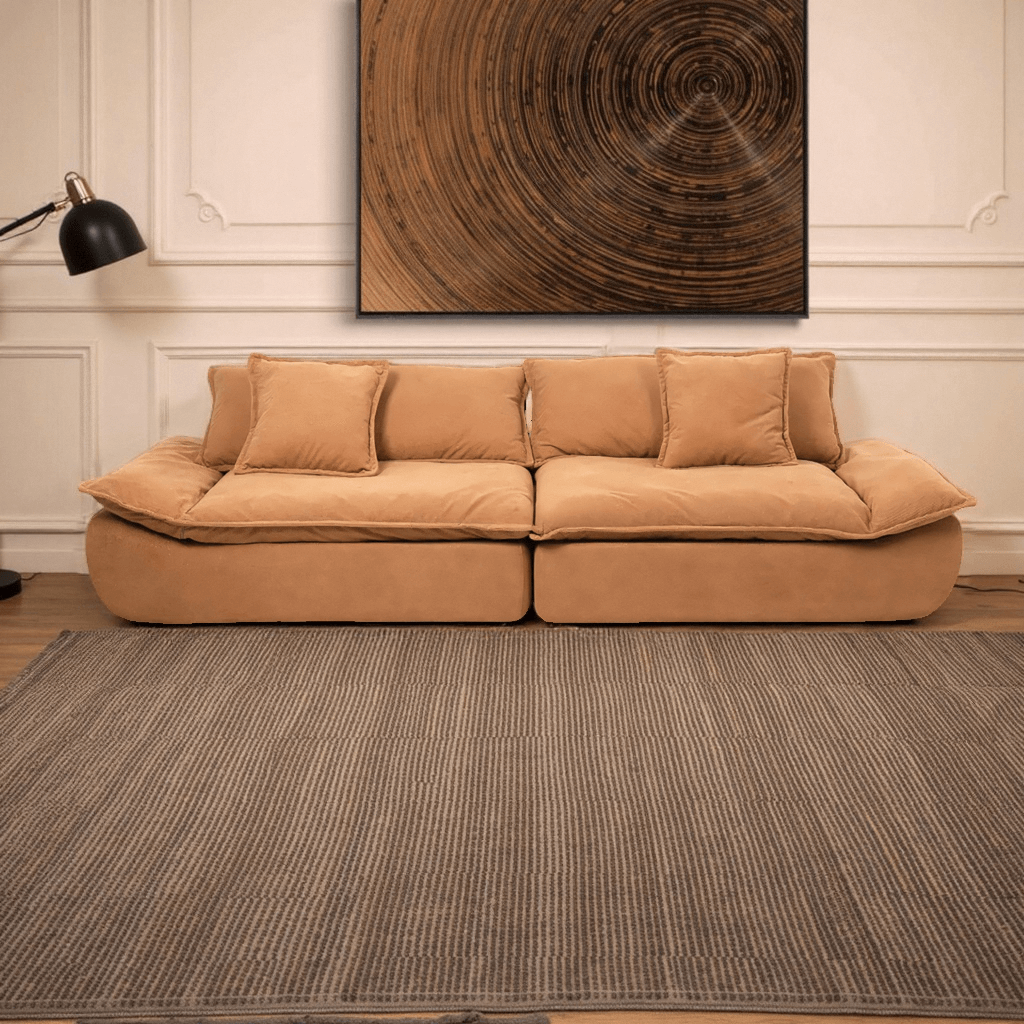 Deep Fabric Couch, Compression Sailing Sofa for Living Room