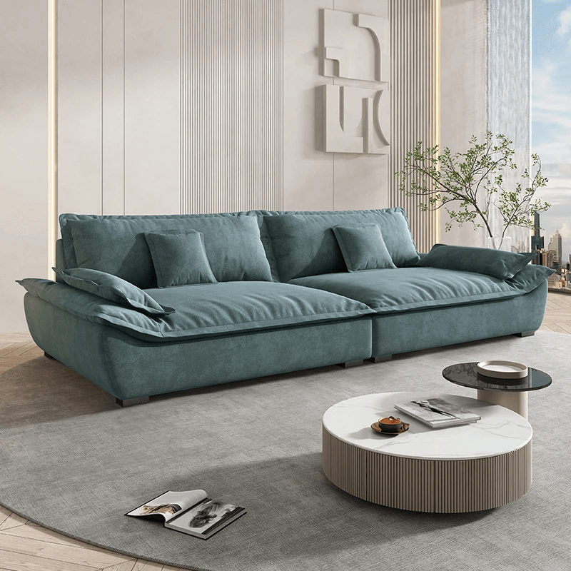 Deep Fabric Couch, Compression Sailing Sofa for Living Room