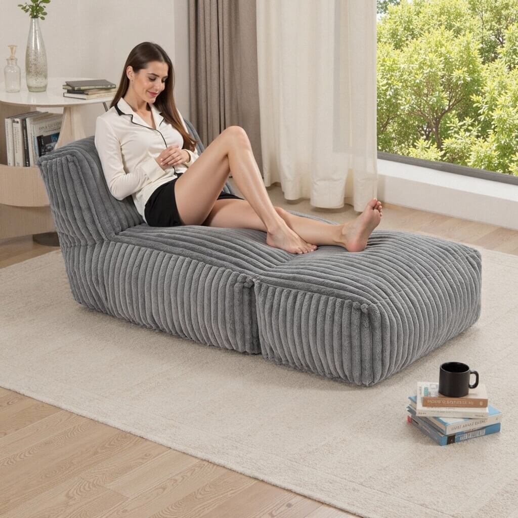 Lounger Chairs Large Beanbag Chair for Adults Bean Bag Sofa