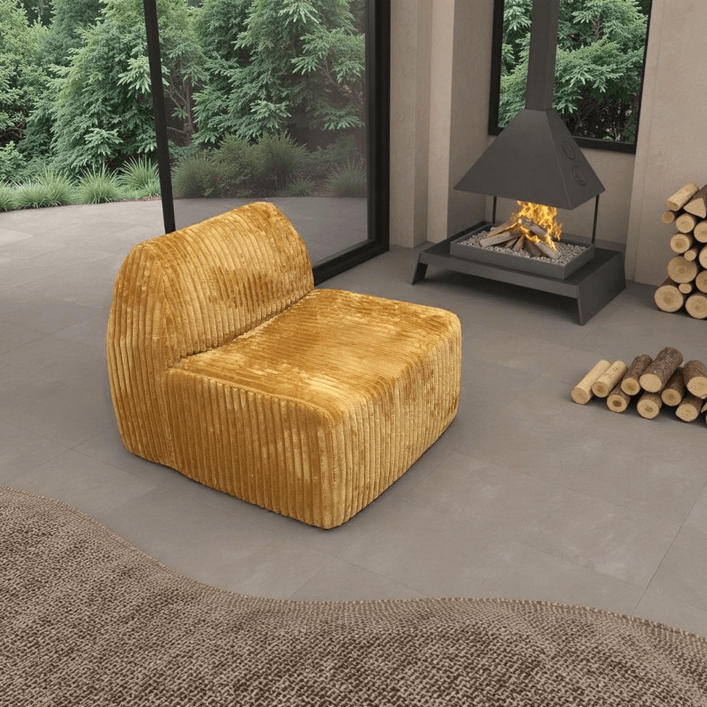 Modern Leisure Sofa Recliner Chair Sleeper Indoor Chaise Lounge Indoor for Living Room Bedroom Office Chaise Lounge