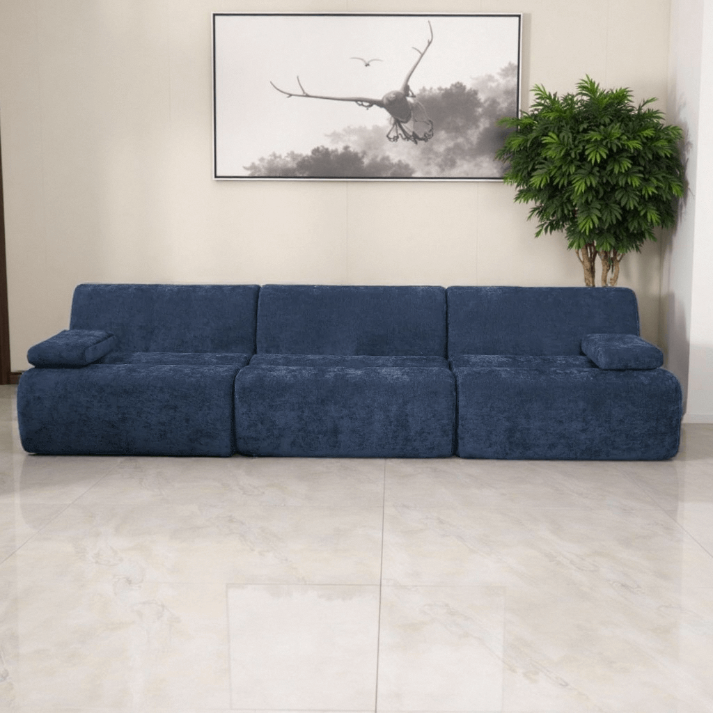 Sectional Sleeper compression Sofa Bed with Storage Ottomans Modular Sectional Couch Bed for Living Room