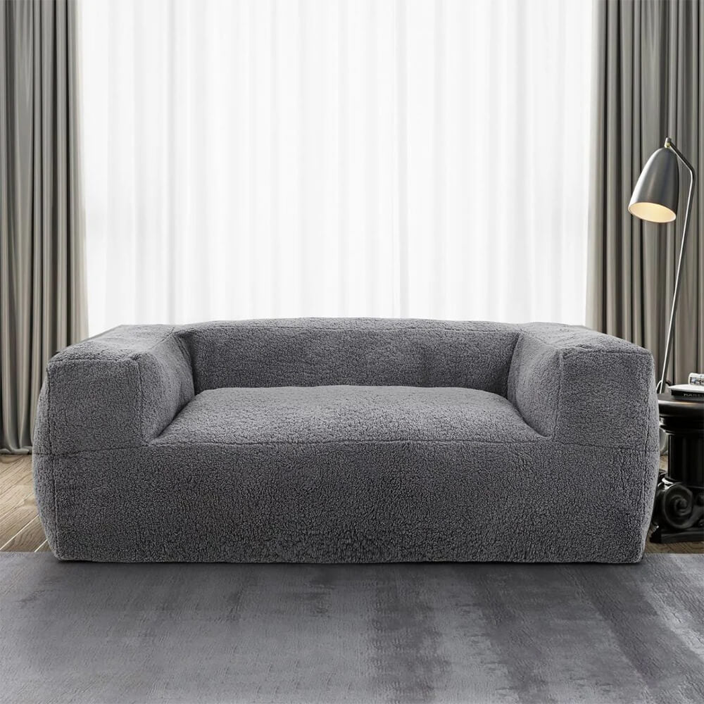 Modern Sofa Loveseat Couch Memory Foam Bean Bag Sofa
