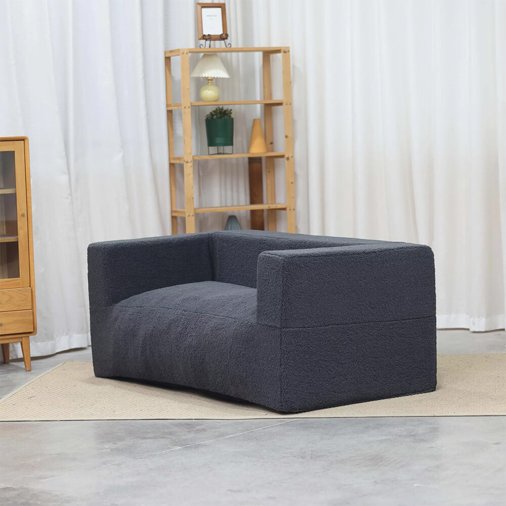 Modern Sofa Loveseat Couch Memory Foam Bean Bag Sofa