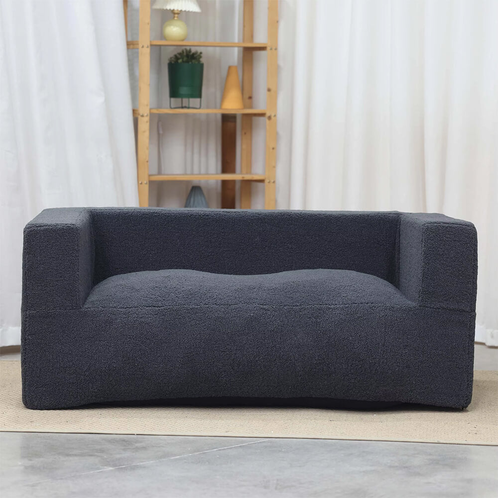 Modern Sofa Loveseat Couch Memory Foam Bean Bag Sofa