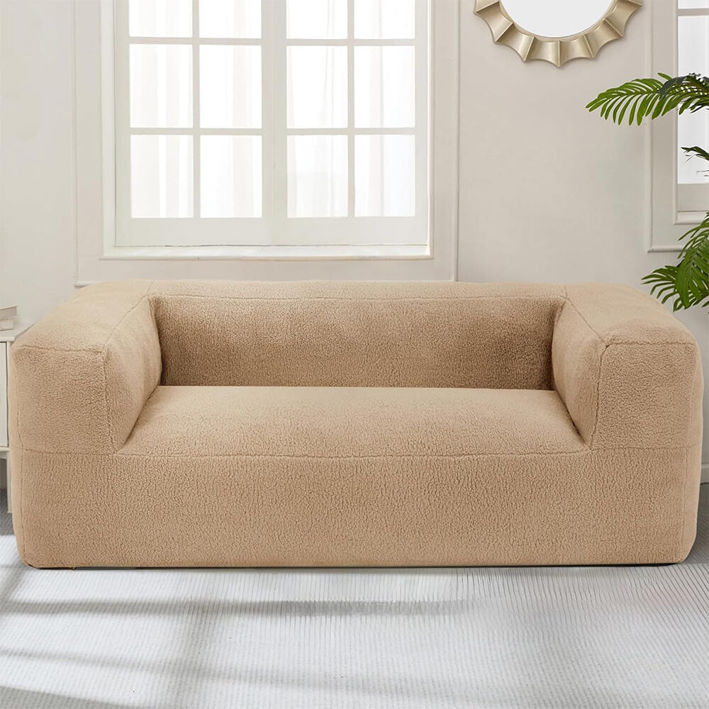Modern Sofa Loveseat Couch Memory Foam Bean Bag Sofa