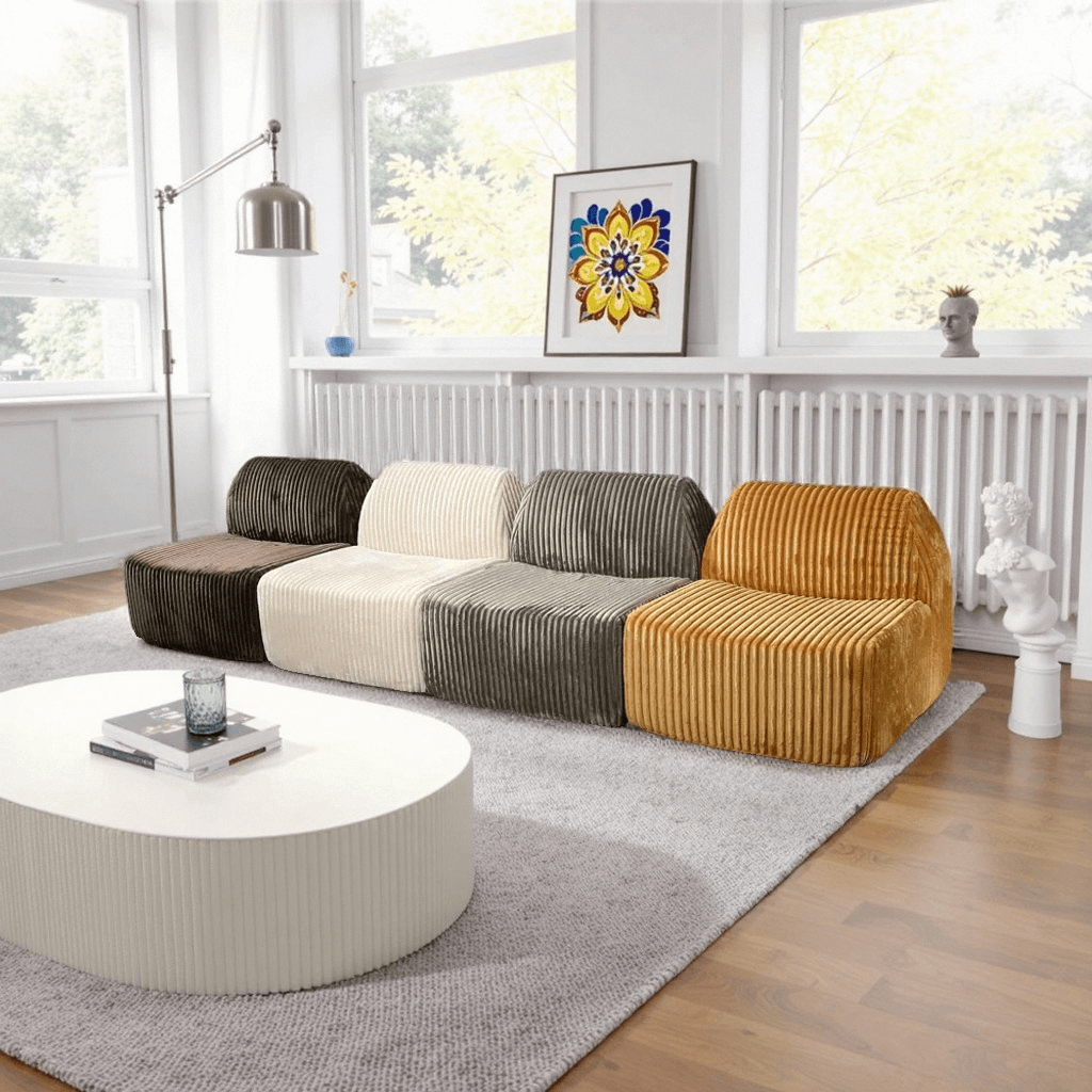 Modern Leisure Sofa Recliner Chair Sleeper Indoor Chaise Lounge Indoor for Living Room Bedroom Office Chaise Lounge