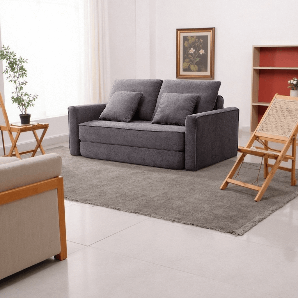 Foldable Sofa Mattress Couch for Living Room No Assembly Required Cloud Couch