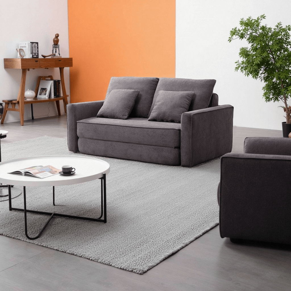 Foldable Sofa Mattress Couch for Living Room No Assembly Required Cloud Couch