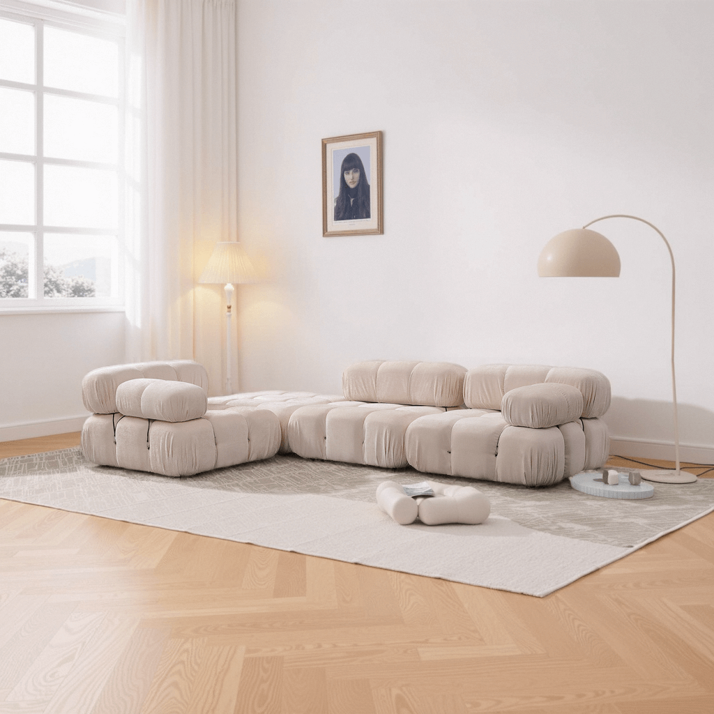 Modular Sectional Sofa Couch, Luxury Sectional Couches for Living Room, L Shape Convertible Sectional Sofa