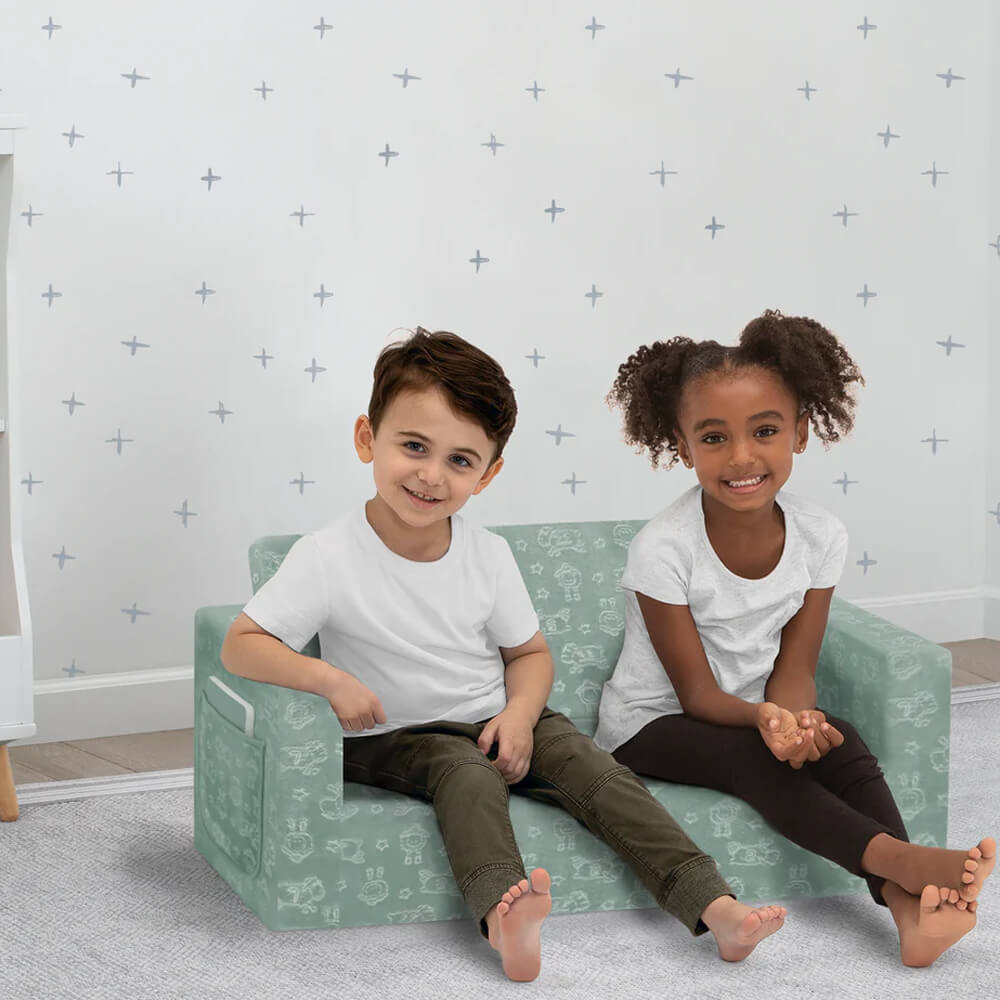 Compressed Foam Armchair to Lounger, Comfy Flip Out Lounge Chair, Sofa for Children