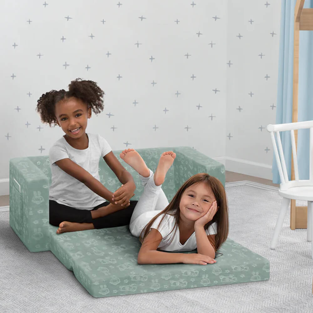 Compressed Foam Armchair to Lounger, Comfy Flip Out Lounge Chair, Sofa for Children