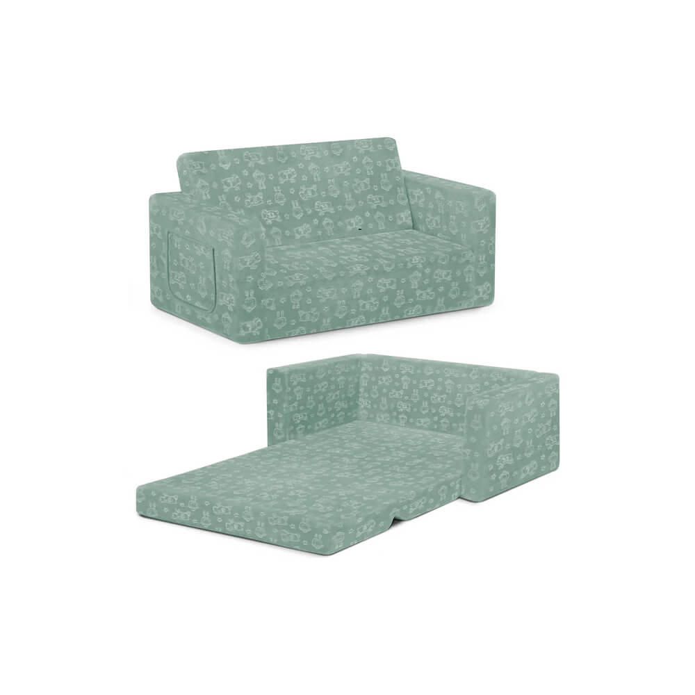 Compressed Foam Armchair to Lounger, Comfy Flip Out Lounge Chair, Sofa for Children