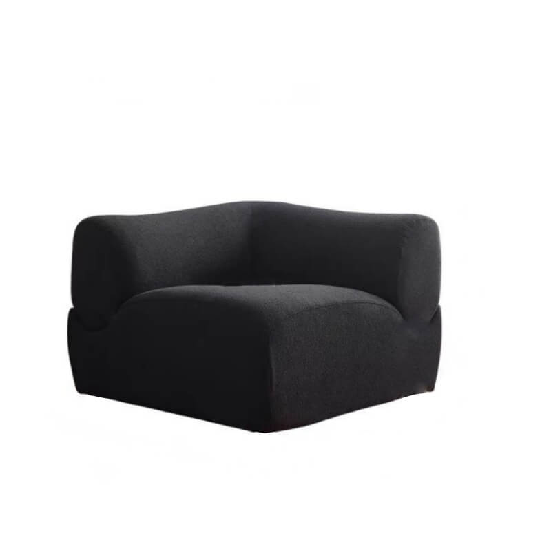 Modern Teddy Velvet Upholstered Sectional Sofa Modular Sofa