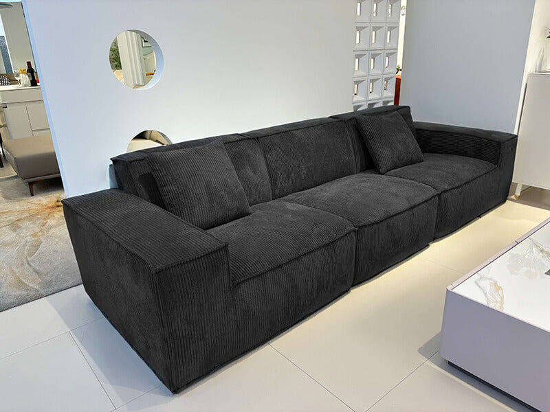 Modular Sectional Sofa Couches, 3 Seat Modular Sofa Memory Foam Sectional Couches for Living Room