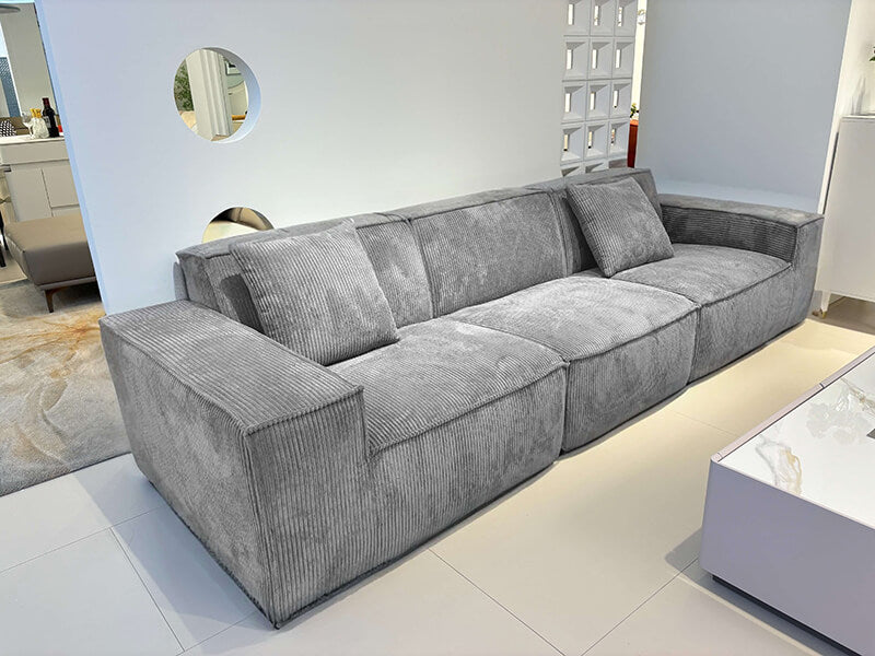 Modular Sectional Sofa Couches, 3 Seat Modular Sofa Memory Foam Sectional Couches for Living Room