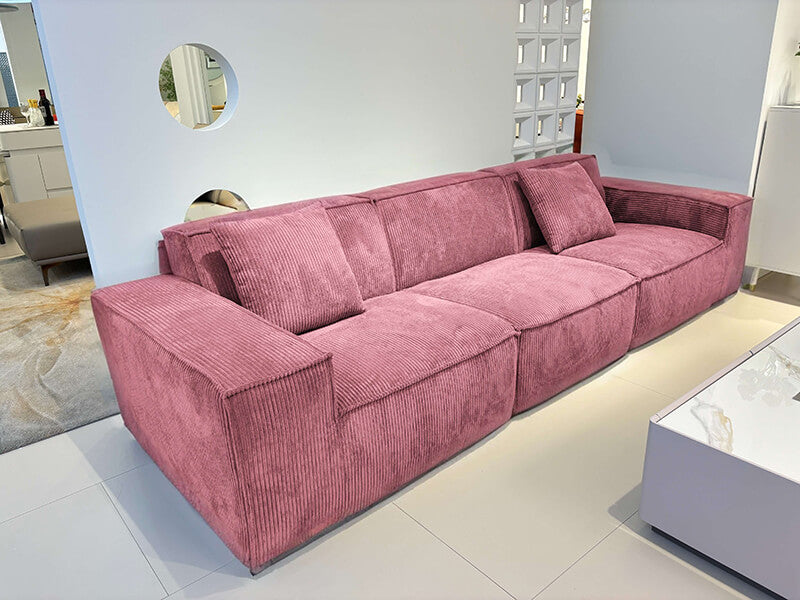 Modular Sectional Sofa Couches, 3 Seat Modular Sofa Memory Foam Sectional Couches for Living Room