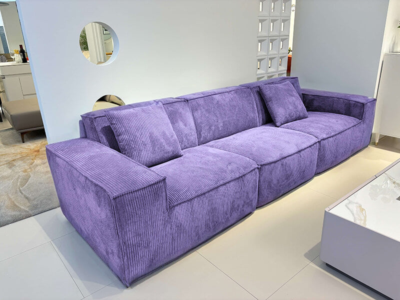 Modular Sectional Sofa Couches, 3 Seat Modular Sofa Memory Foam Sectional Couches for Living Room
