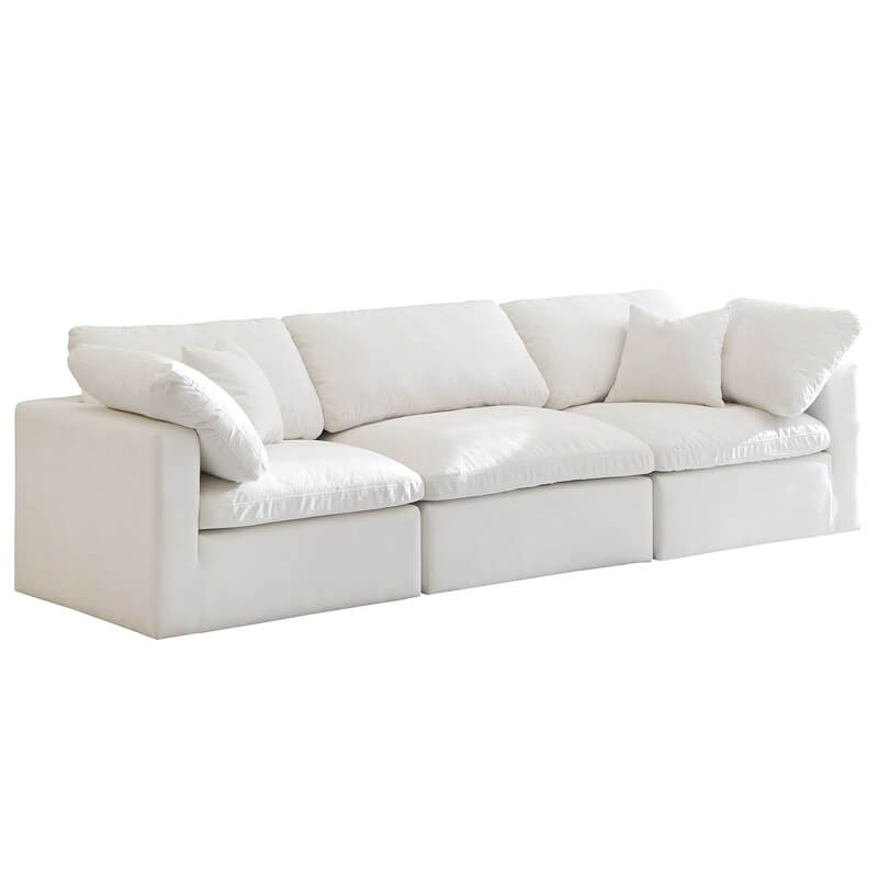 Modern Sofas Couches for Living Room, Loveseat Sofas & couches with Removable Sofa Cushion and Detachable Sofa Cover