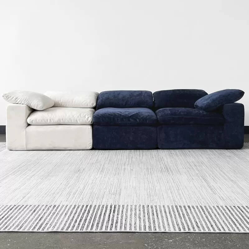 Modern Sofas Couches for Living Room, Loveseat Sofas & couches with Removable Sofa Cushion and Detachable Sofa Cover