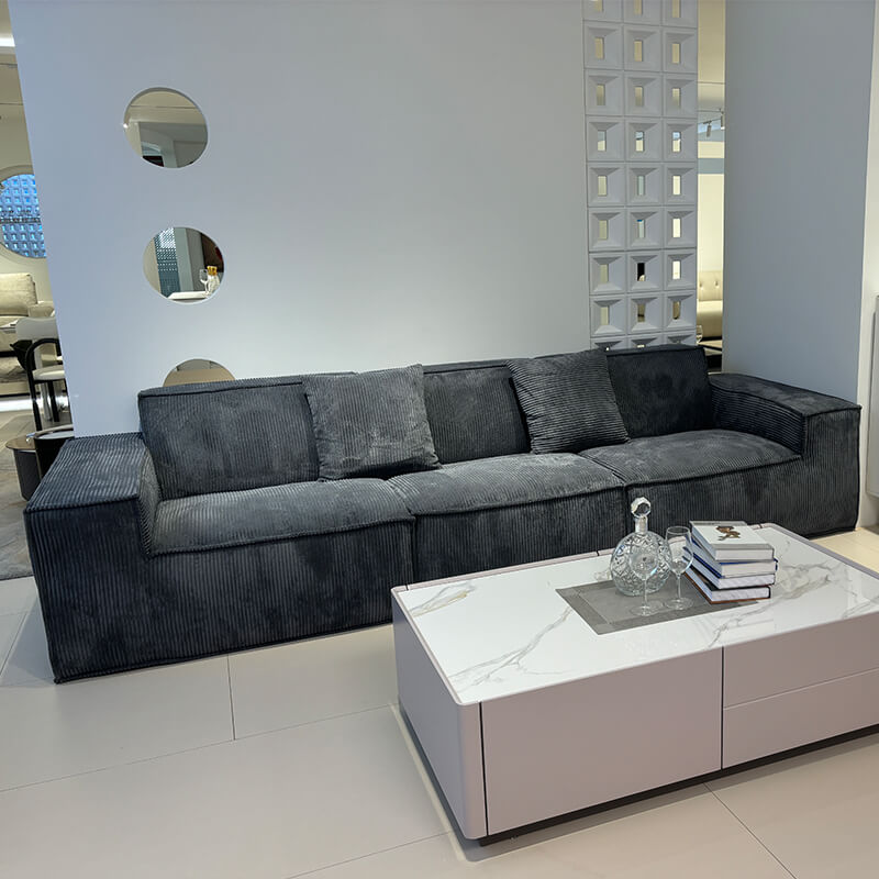 Modular Sectional Sofa Couches, 3 Seat Modular Sofa Memory Foam Sectional Couches for Living Room